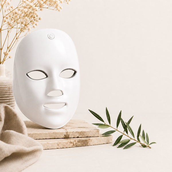 Masque LED Visage 7 Couleurs — Photothérapie Anti-Âge